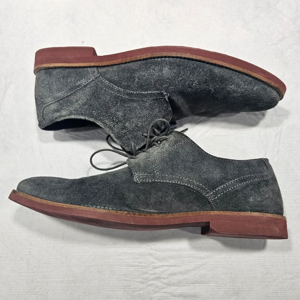 Unlisted Kenneth Cole‎ Production Men's Dark Grey Suede Dress Shoes Size 11